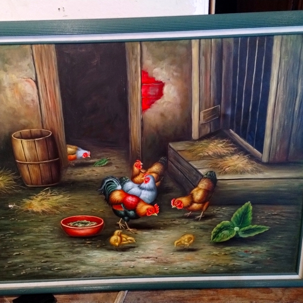 Original oil painting by M. Aaron